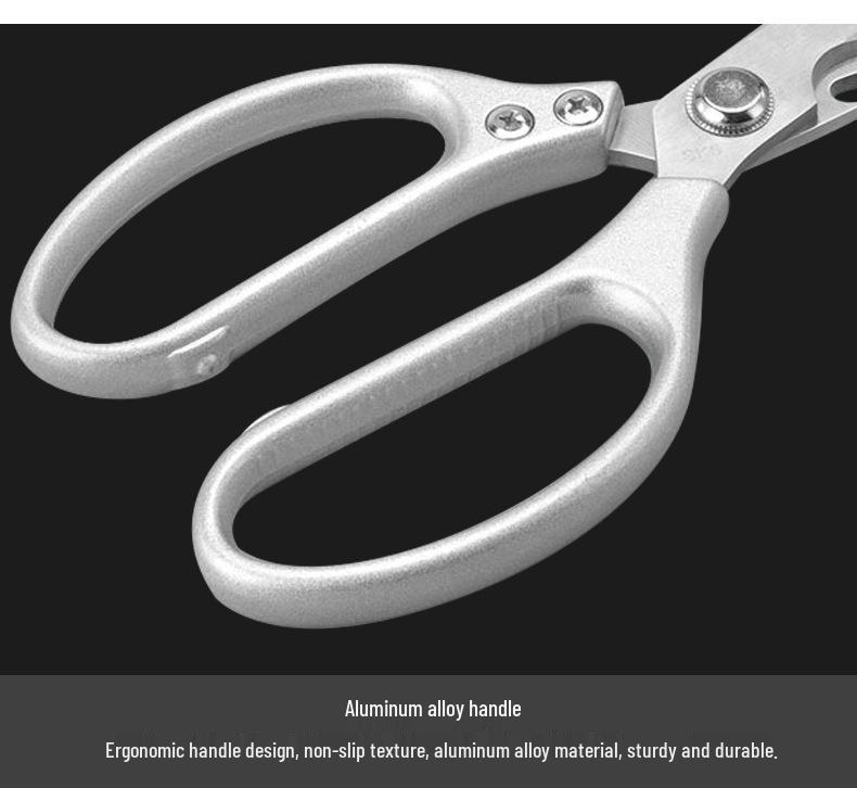 Stainless Steel Multifunctional Kitchen and Barbecue Scissors