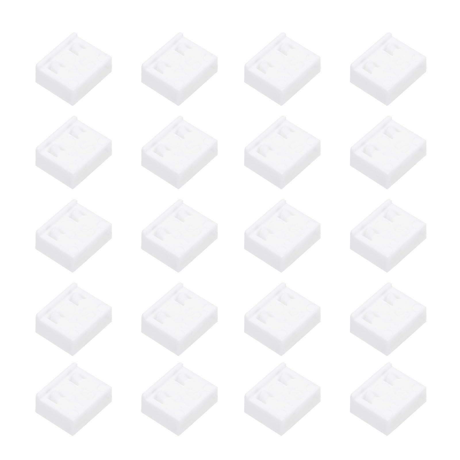 

uxcell 20pcs Port Blocker PP Locking US B PC Blocker White Port/Dust