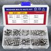 M2 M3 M4 M5 M6 DIN912 304 Stainless Steel Head Hexagon Hex Socket Cap Screw Bicycle Hex Bolts Nuts And Washers Assortment Kit