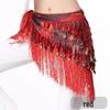 Gradient Sequin Tassel Hip Scarf for Indian Dance Performances