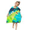 Kids' Cartoon Hooded Bath Towel & Beach Cape - Large Absorbent Bathrobe Cloak