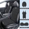 Breathable Car Seat Cover PU Leather Seat Protectors For Corolla Yaris Camry Prius RAV4 Hilux CHR Aygo Key Accessories