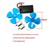 Wind-Powered Toy Boat Model: DIY Windmill, Propeller, Motor & Battery Box Set