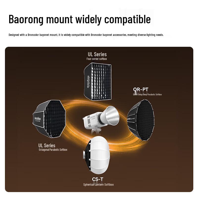 Godox LE200Bi Bi-Color LED Video Light Kit with 60x90cm Softbox