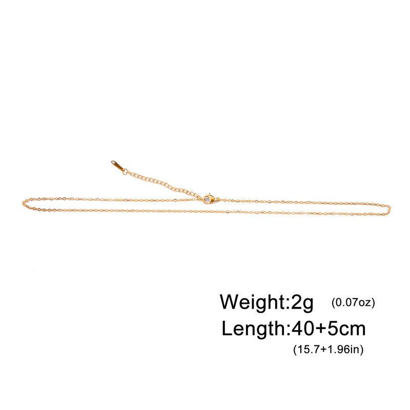 Silver Cross Pendant Necklace Delicate Clavicle Chain DIY Universal Fine Link Extension Jewelry For Women