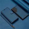 2-in-1 Magnetic Detachable Case for Samsung S25 Ultra, A17 Flip Cover with Card Slot and Lanyard, Leather Case A5655