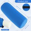 Round Lumbar Support Roll Memory Foam Roll Pillow with Adjustable Elastic Band Ergonomic Neckroll Pillow Portable Travel Bolster