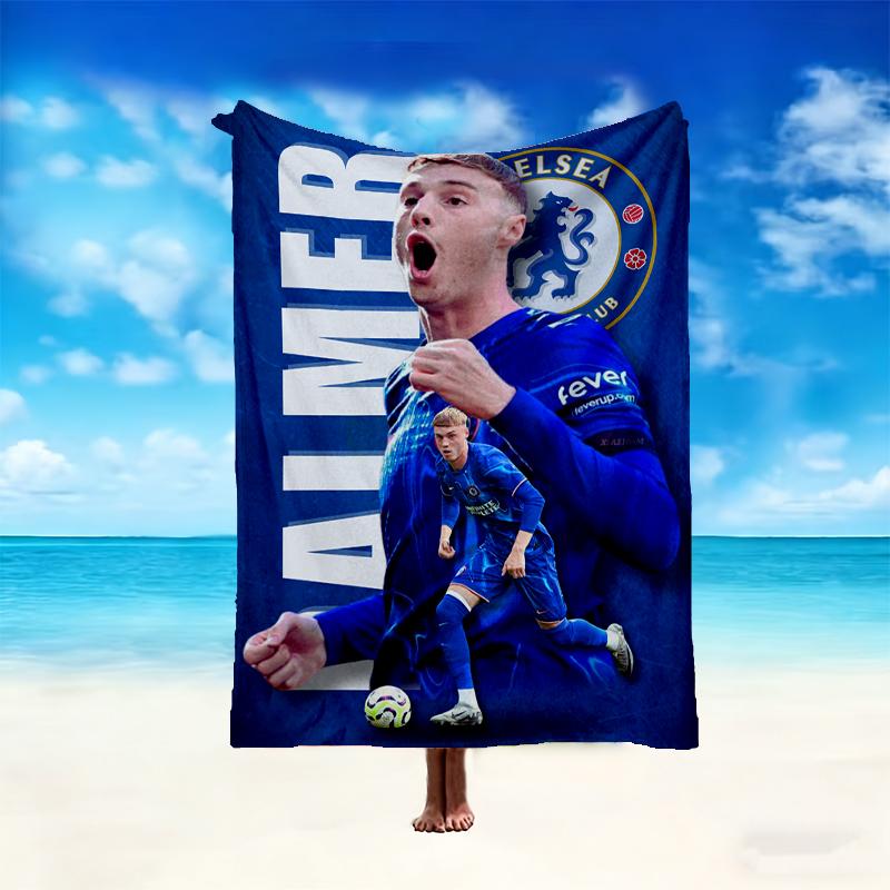 1 stuks Chelsea FC Deken, Home Bedrukt Plaid - Zachte Deken Cadeau voor Familie, Wasbare Bank Bed Deken