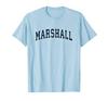 Marshall Missouri MO Vintage Sportdesign Marineblaues T-Shirt