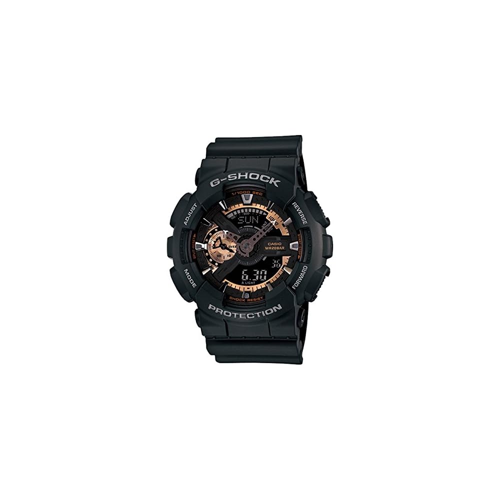 Casio G-Shock GA-110RG-1A Waterproof Black Rose Gold Men s Watch