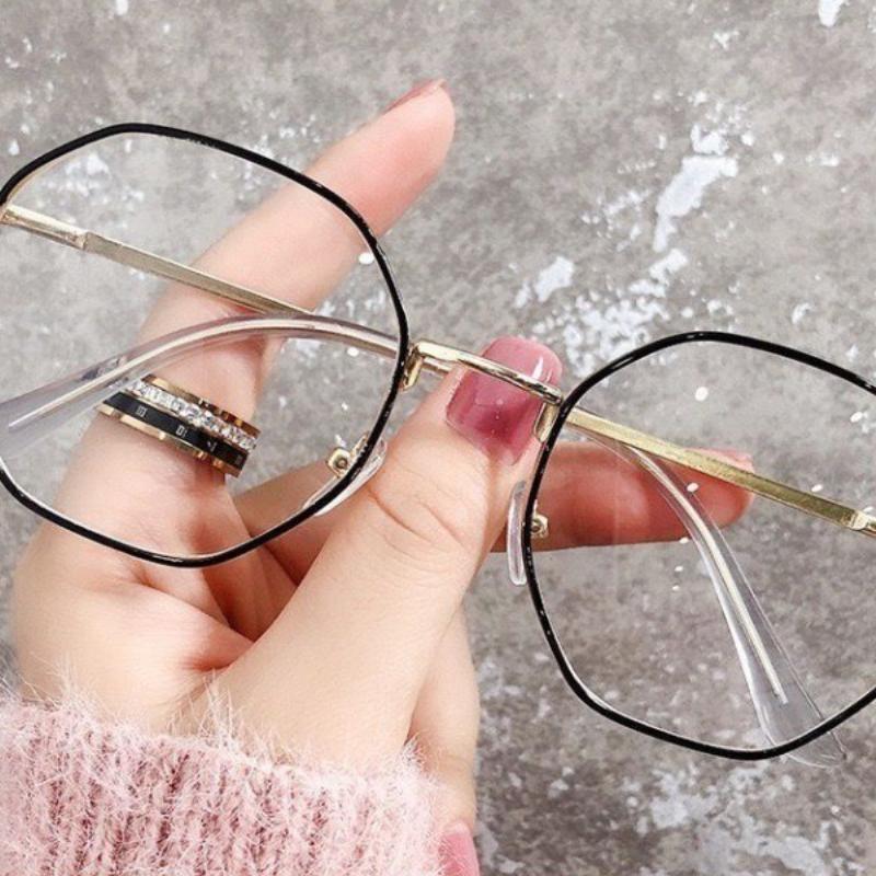 Korean Fashion Style Polygonal Anti Blue Glasses Eyeglasses for Men/Women Anti Radiation Glasses