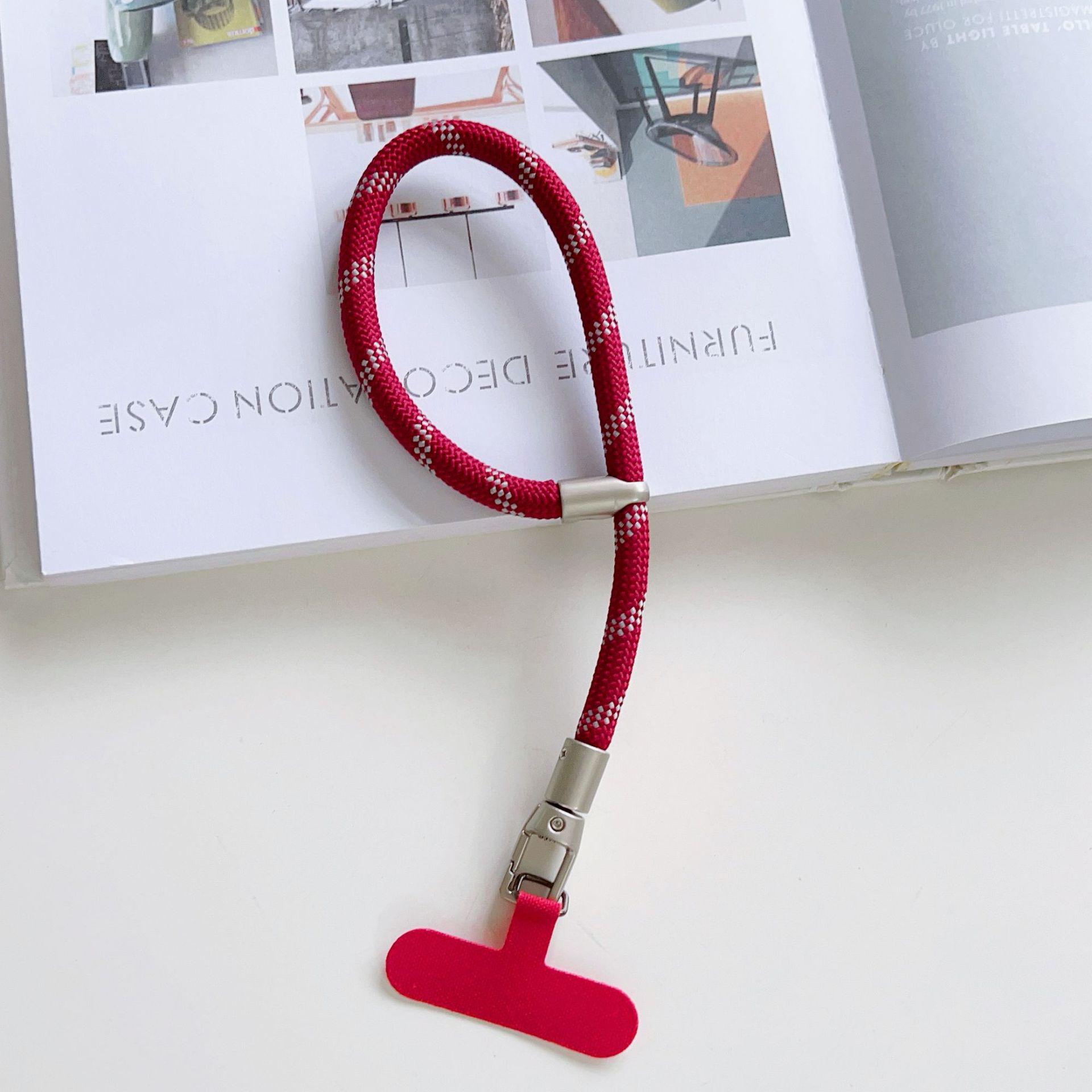 Adjustable Multifunctional Wrist Strap with Metal Buckle for Phone and Handbag - Stylish & High-End