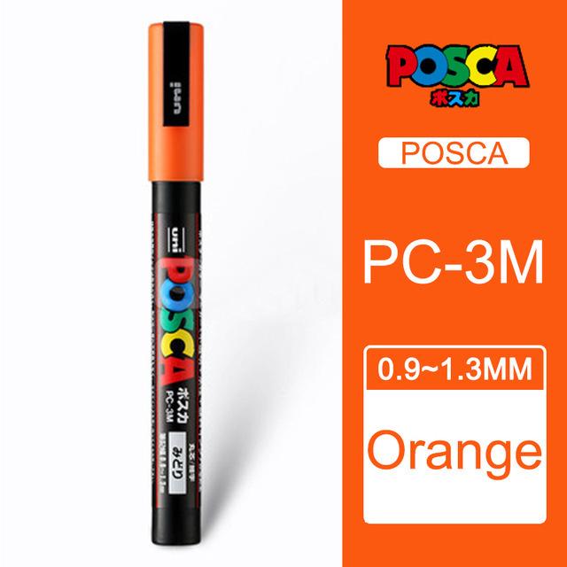 Uni POSCA Marker Farbstift, 39 Farben PC-5M/44 PC-3M/36 PC-1M, Acryl Steinmalerei Zeichnen Graffitti Marker Kunstbedarf