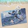 1pc Zhu Yuan Zenless Zone Zero Towel Children's Beach Towel Summer Swimming Shower Towel Bathroom Supplies