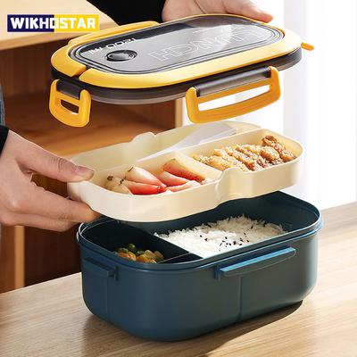 Cute Lunch Box For Kids Compartments Microwae Bento Lunchbox Children Kid School Outdoor Camping Picnic Food Container Portable