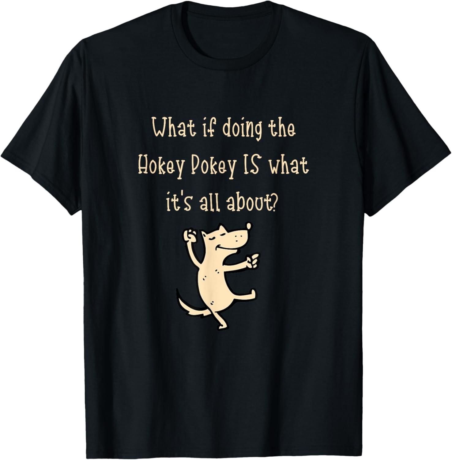 Hokey Pokey Pun Lover Clever Saying Adult and Youth T-Shirt S разноцветный