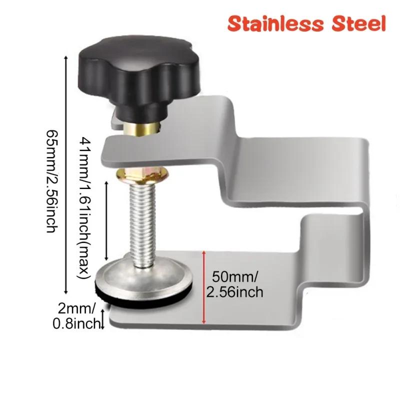 2Pcs Woodworking Jig Cabinet Tool Steel Drawer Front Installation Clamps Drawer Panel Clips Hand Tool Home Furniture Accessories