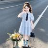 New Arrival: Korean Style Puff Sleeve Princess Summer Dress for Girls
