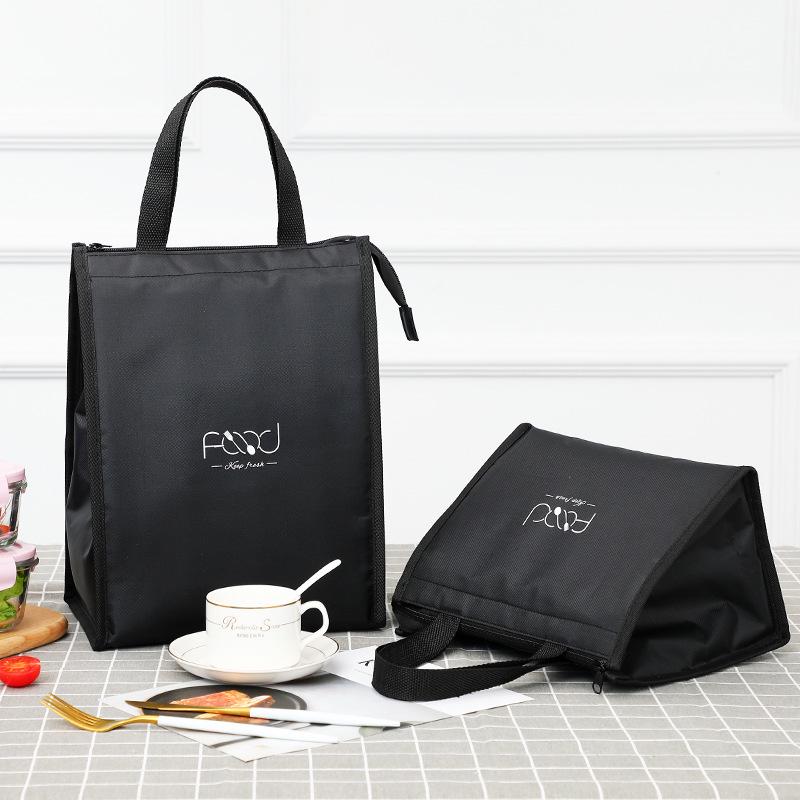 Waterproof Oxford Cloth Thermal Lunch Bag with Aluminum Foil Lining