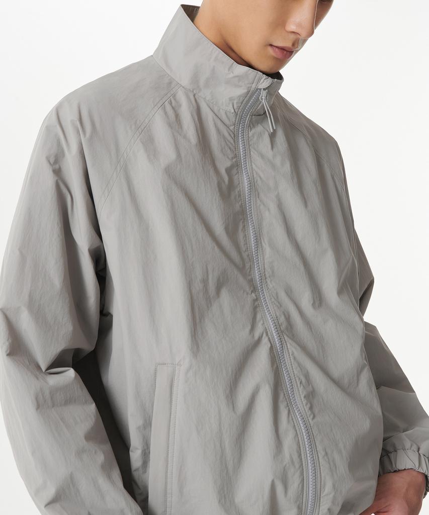 Musinsa Standard Oversized High-Neck Windbreaker Jacket [Titan Grey]