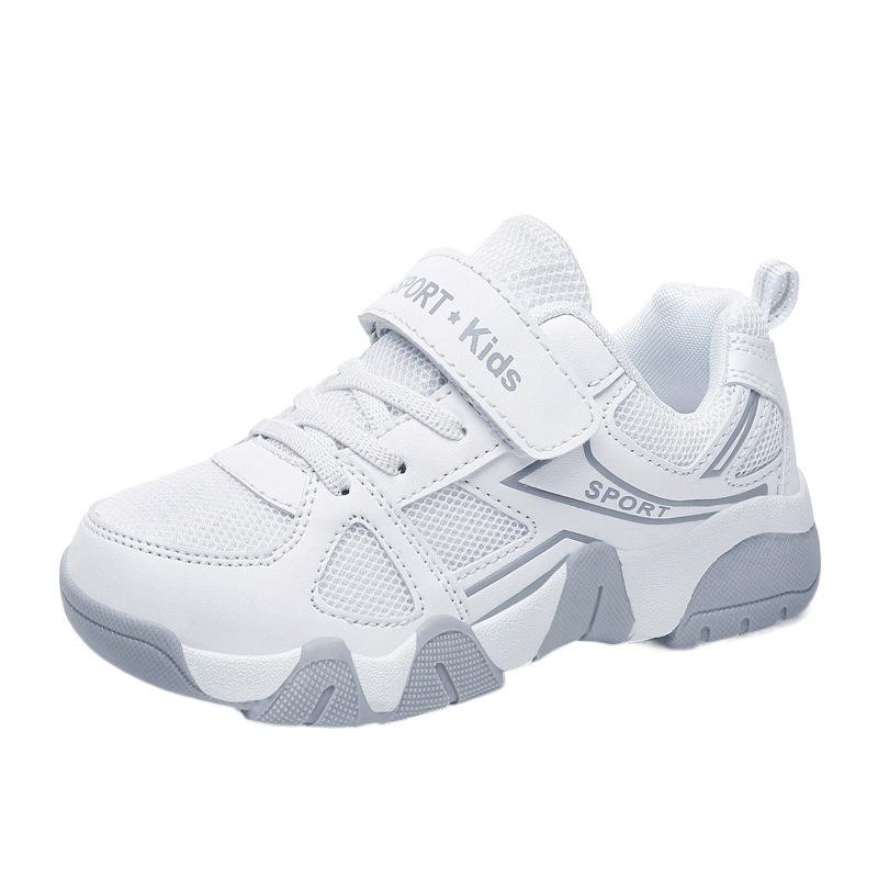 2025 middle school children's sports shoes foreign trade campus little white shoes boys' shoes children's running shoes elementary school students
