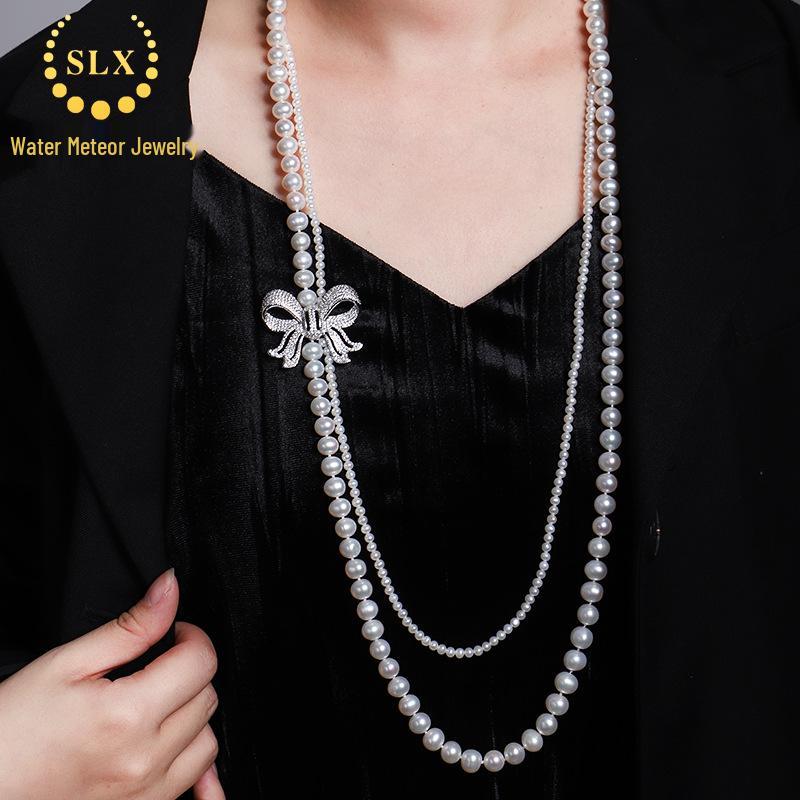8mm Near-Round Freshwater Pearl Necklace - Mother's Day Gift