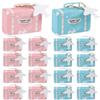 10/30Pcs Thank You Suitcase Gift Box Baby Shower Candy Chocolate Packaging Box Kids Bithday Party Supplies Travel Wedding Favors