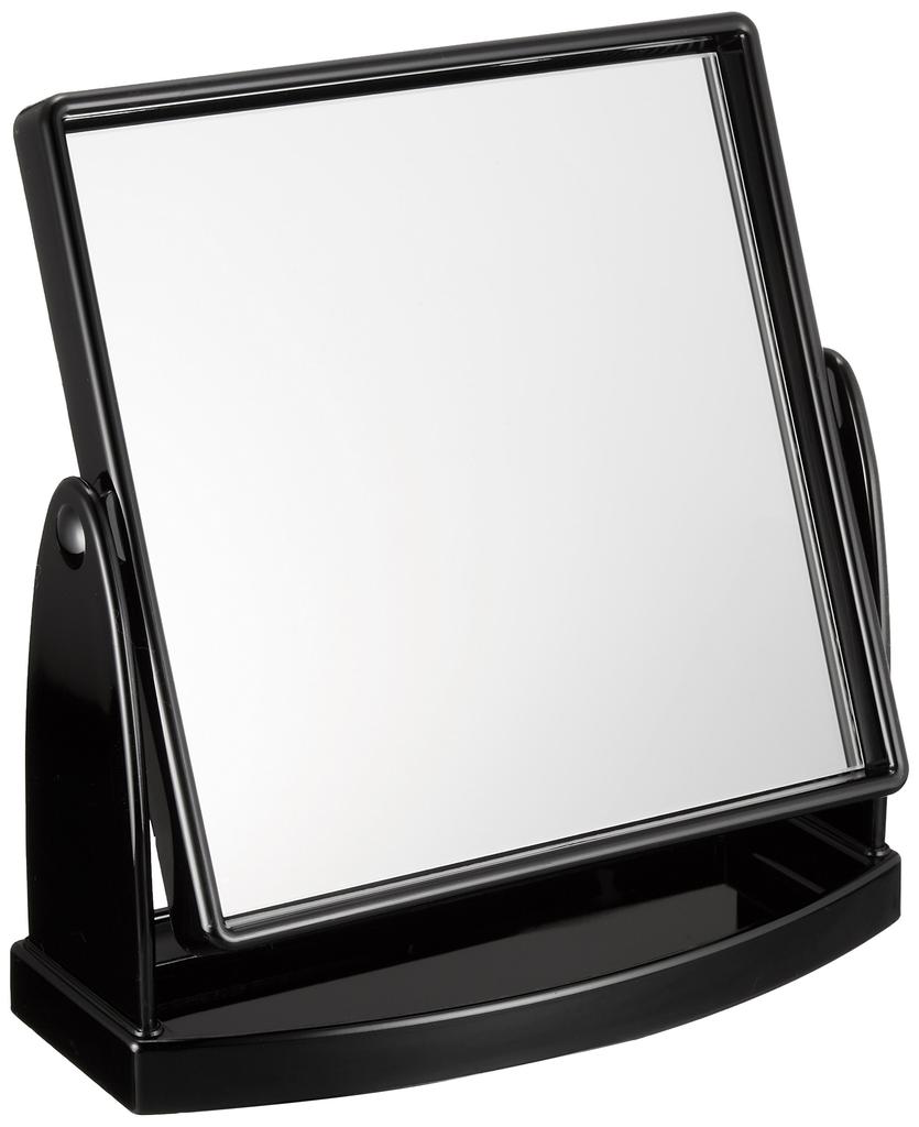 Yamamura Stand Mirror with Black Tray, Y-908 Mirror/149149mm
