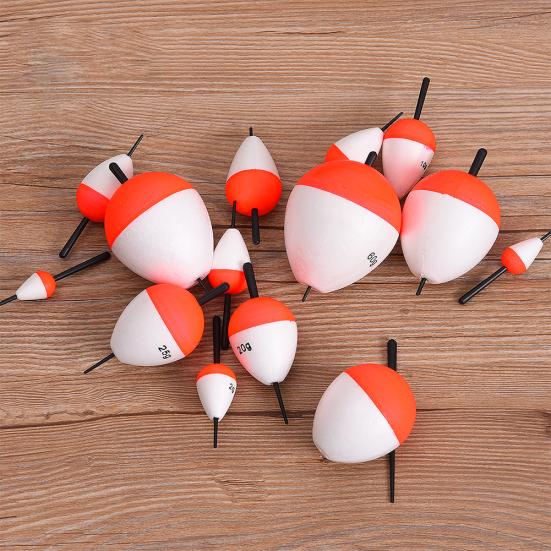 MUQZI Sports Accessory 14Pcs Vertical Sea Fishing Floats Buoy Bobber Stick Fish Tackle Tools Accessory