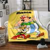 Personalisierbare Decke mit Namen und Persönlichkeit Asterix, Weich & Warm, für Sofa, Büro, Bett, Reise, Mittagspause, Geschenk, Geeignet für alle Jahreszeiten