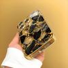 Schwarz Gold Marmor Gold Metallic Lack Glas Handyhülle Für iPhone 17 16 15 Pro Max 14 13 12 11 Pro 15 14 Plus 17 Air 16E Hülle