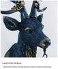Sika Deer Wealth-Attracting Retro Wall Lamp for Living Room, Bedroom, Hallway, or Staircase