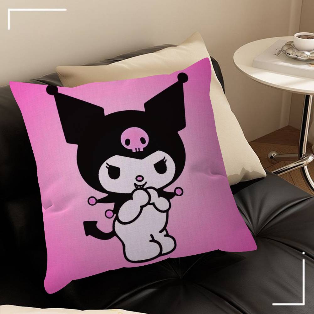 Anime cartoon black cute Stitch Lucky Dragon pillow cover sofa cushion cover home room decoration children gift