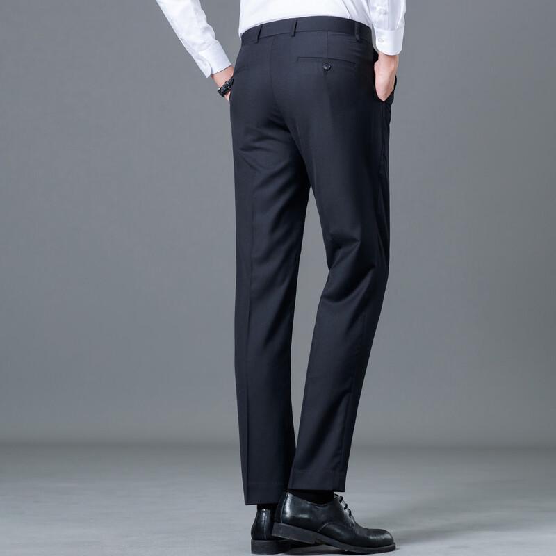 Men's Spring Business Casual Straight-Leg Trousers