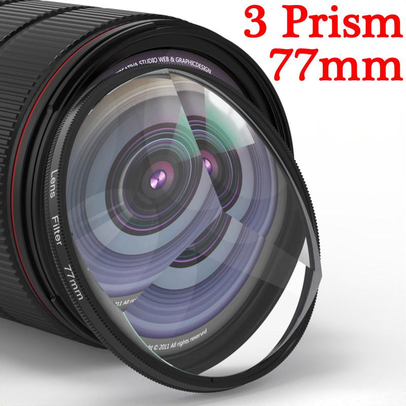 

KnightX Kaleidoscope Prism Swirl Filter Special Effects Photography Accessories Lens ND UV Variable 58/62/67/72/77/82mm 77mm