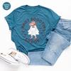 Boot Scootin Spooky T Shirt Cute Country Ghost Retro Halloween Funny Family