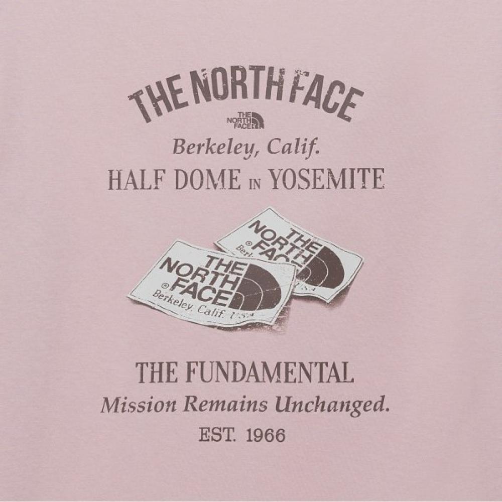 The North Face White Label Retro Short Sleeve Round Tee Pale Pink