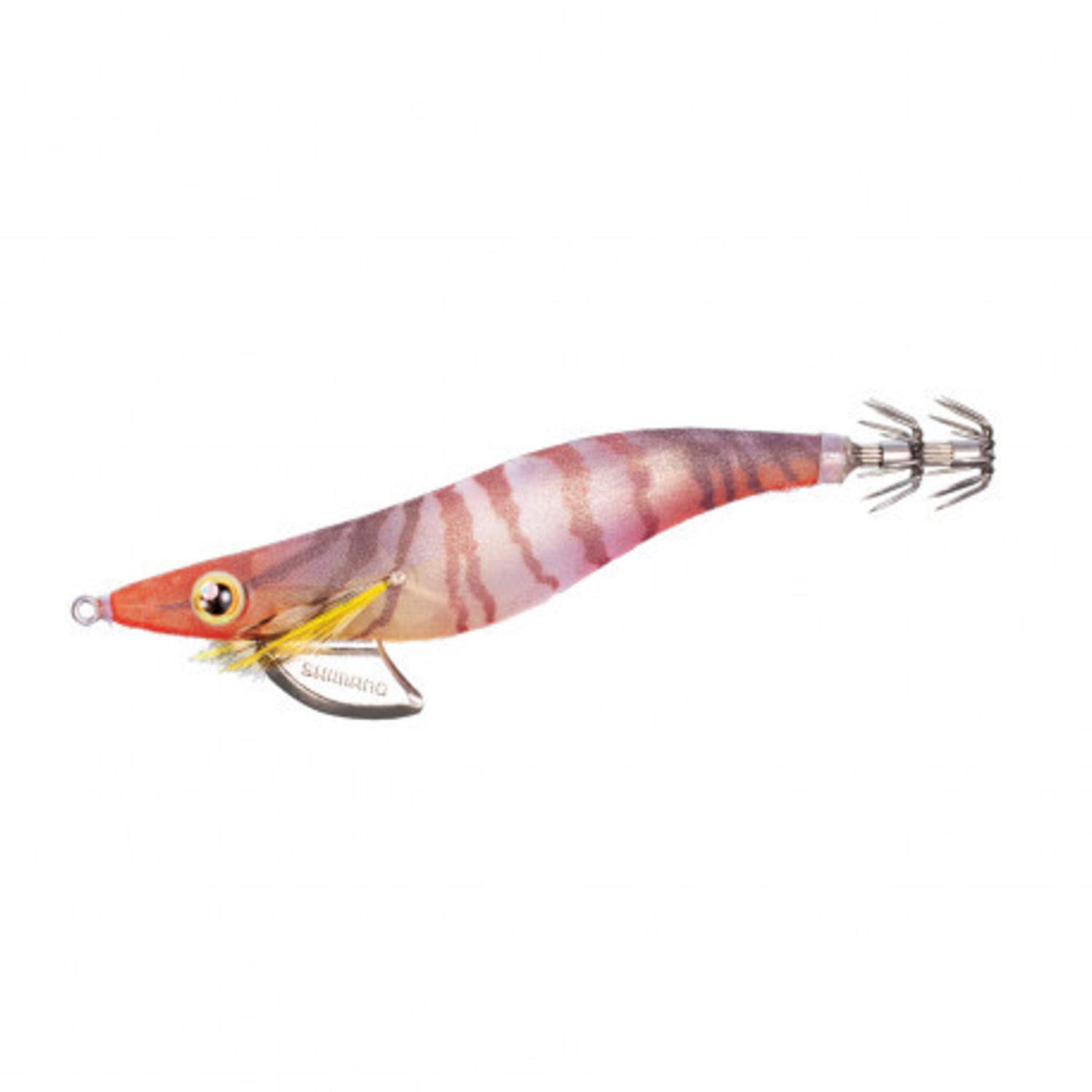 Shimano Sefia Clinch Flash Boost Egi Lure with F Brown Shrimp 007 for Shore Bigfin Reef and Saltwater Fishing 3.5 QE-X35U Egging, Squid,