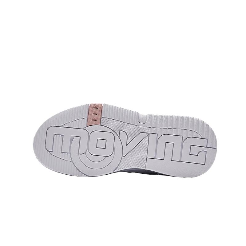 Anta Kids Simple Comfortable Trendy Non-Slip Wear-Resistant Warm Low-Top Kids Skate Shoes Kids Sneaker White Pink 322448004-1