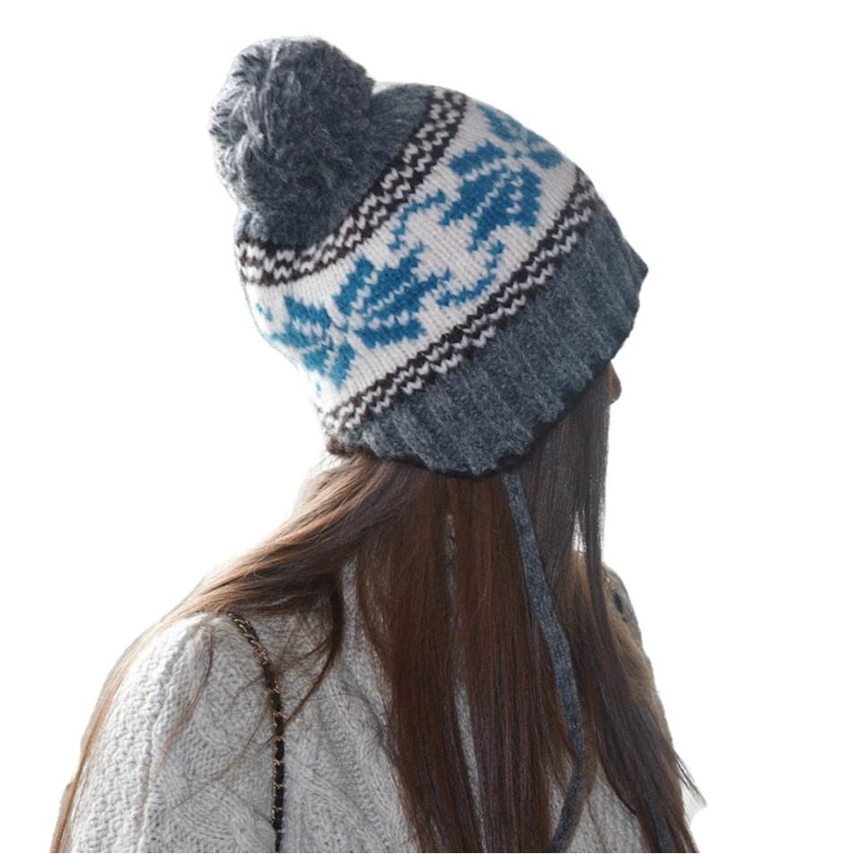 Autumn and Winter Ear Protection and Warmth Preservation Lei Feng Hats Ear Protection and Cold Protection Woolen Hats  Making The Face Look Smaller