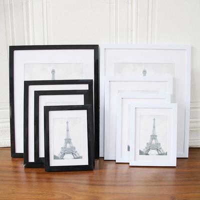 1Pc New Composite Wood Transparent Photo Frame Diy Memorial Photo Wall Combination Picture Frame Ornaments Gift Decoration
