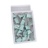 25pcs Binder Clips Prevents Deformation Multifunction Metal Paper Clamps Office Clips for School Mint Green Binder Clips