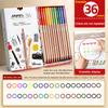24/36/48pcs Erasable Colored Pencils for Students Artists Art Drawing Coloring School Supplies Erasable Colorful Pen Stationery