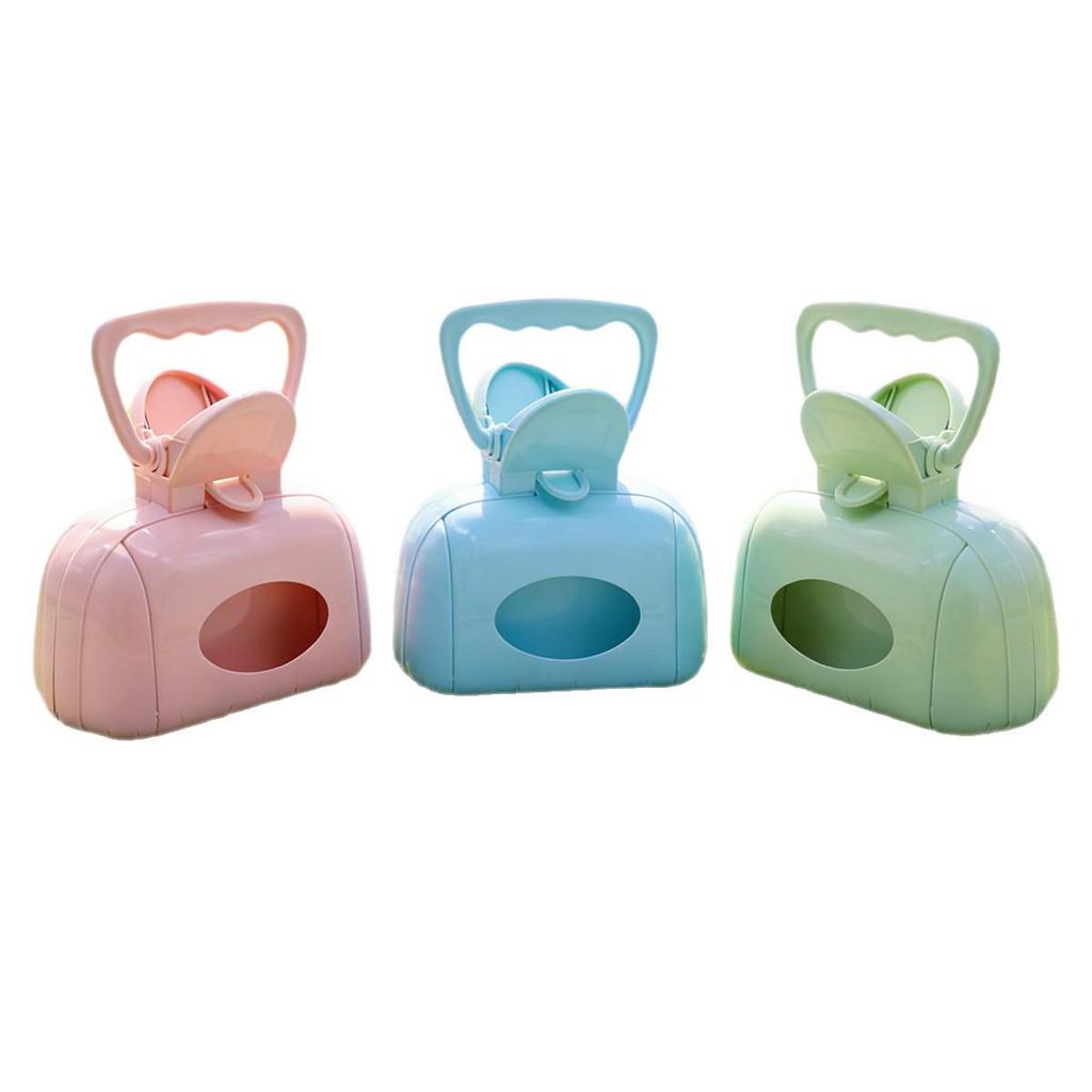 Pet Poop Scooper: Long Handle, Portable Dog Waste Picker for Outdoor Walks