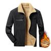 Lamb Wool Coat Men's New Autumn and Winter Piled Thickened Warm Cotton Jacket Lamb Wool Tooling Cotton Clothes