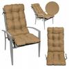 Cushion For Chair Sun Lounger Cushion For Garden Armchair 48X48X75 Beige