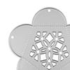 Flower Box Die Cut, Hollow Five-Petal Flower Box Die, Metal Cutting Dies, Cut Stencils for DIY Gift Boxes Embossing Paper Craft Supplies