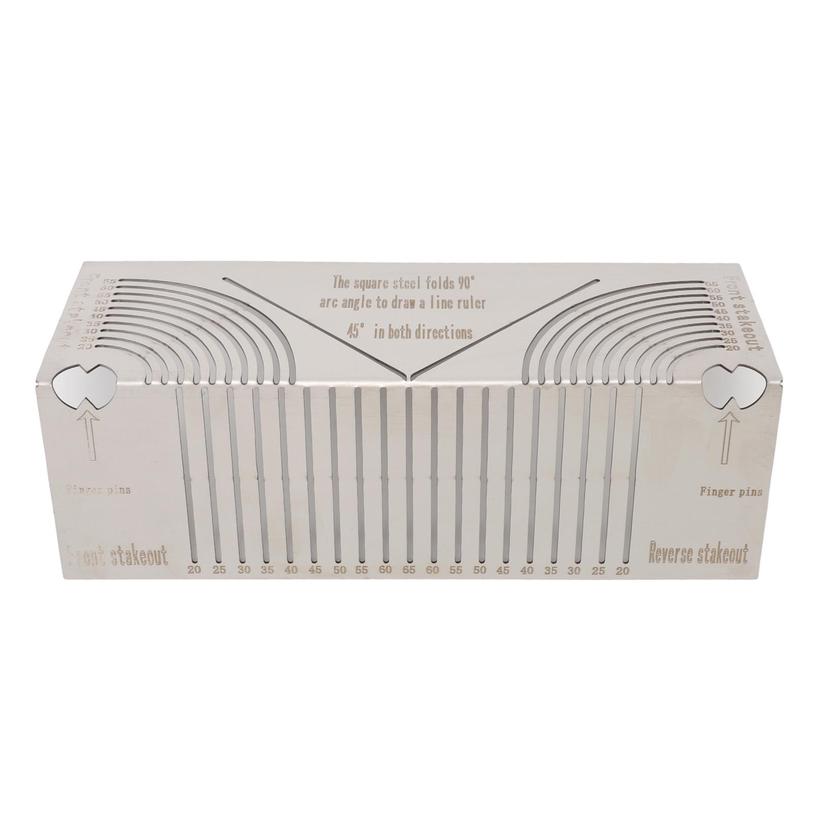 

Angle Arc Marking Tool Multi Purpose Linear Arc Scriber Parallel Line Drawing Tool for Woodworking S (23cm/9.06in)