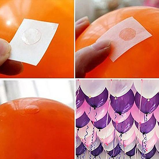 100 Peças/Rolo Fita Adesiva Dupla Face Bastão para Balão Adesivo Artesanato DIY Casamento