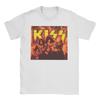 Harajuku T-Shirt Summer Ace Frehley Spaceman Kiss Band Popular T-Shirts  Pure Cotton Tshirt Men Fun Pattern Short Sleeve Top Tee